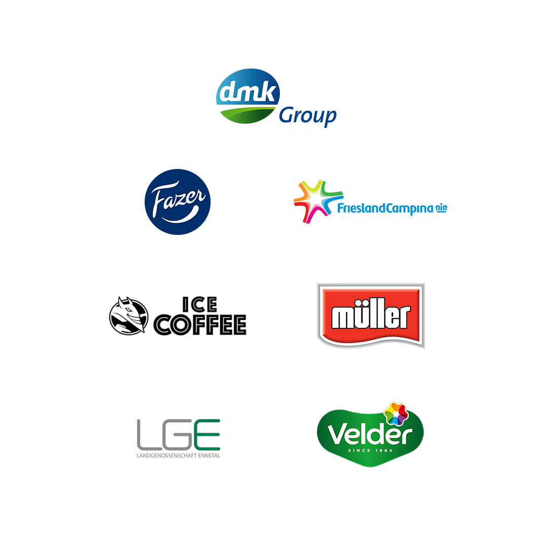 Ennstrade Partner Ennstrade Lebensmittelvertrieb Partner: dmk Gropu, Fazer, FrieslandCampina, Ice Coffe, Müller, LGE - Landgenossenschaft Ennstal, Velder